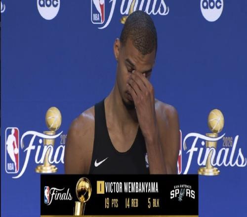文班亚马：恼火的是还得再打上百场比赛，才能重新回到NBA总决赛