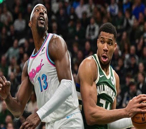 热火队友盛赞“字母哥”与阿德巴约组合：堪称NBA最强前场