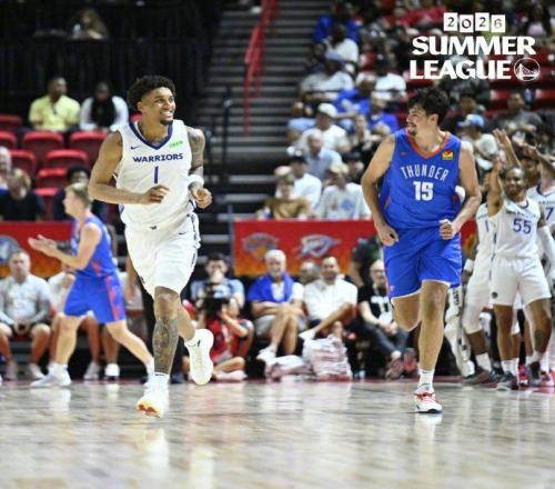 NBA夏联：勇士25分大胜送雷霆5战全败11号秀14分引6人上双