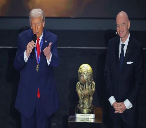 特朗普将出席世界杯决赛首次！冠军将获定制戒指，还将对球迷发售国际足联回应阿根廷球员展示“马岛横幅”奥利塞欲加盟皇马